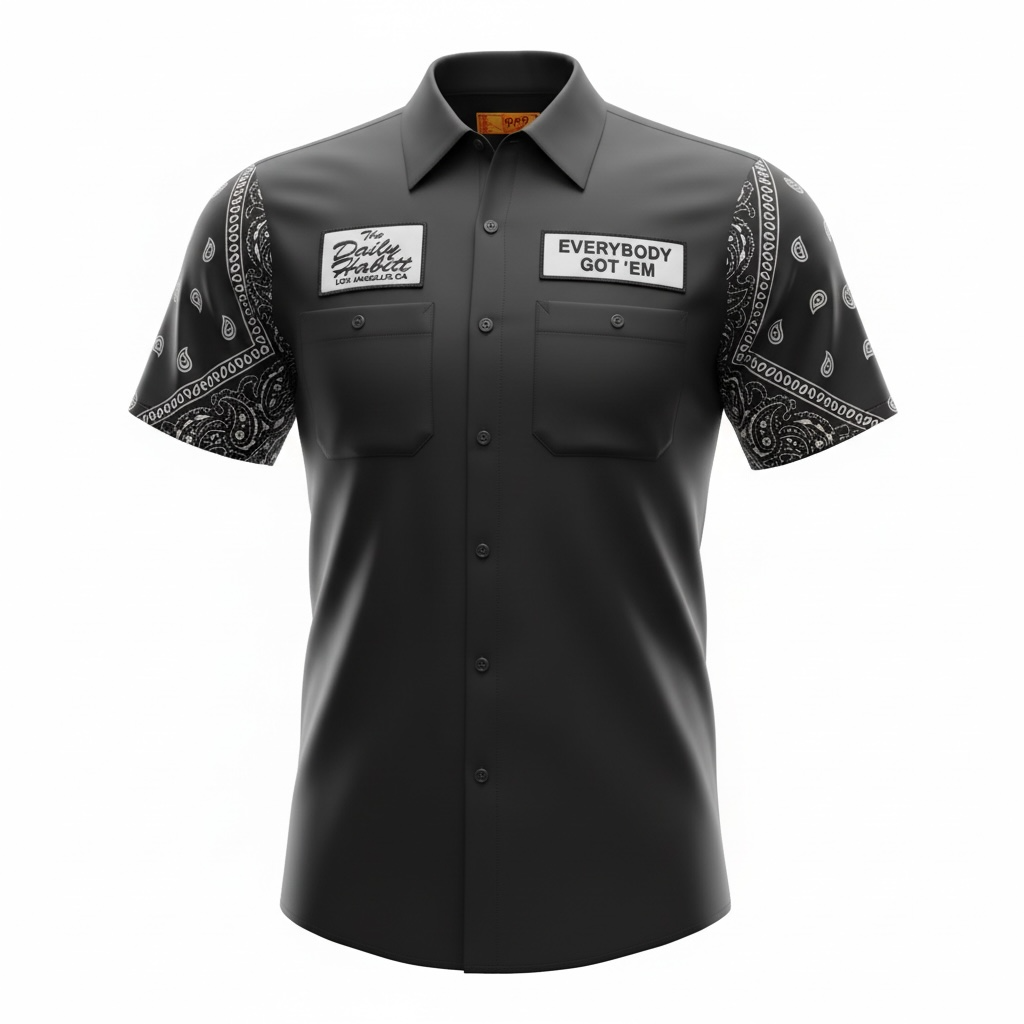 TDH (Bandanna) Sleeve Work Shirt.  (Don't ask me google it)  Custom order only